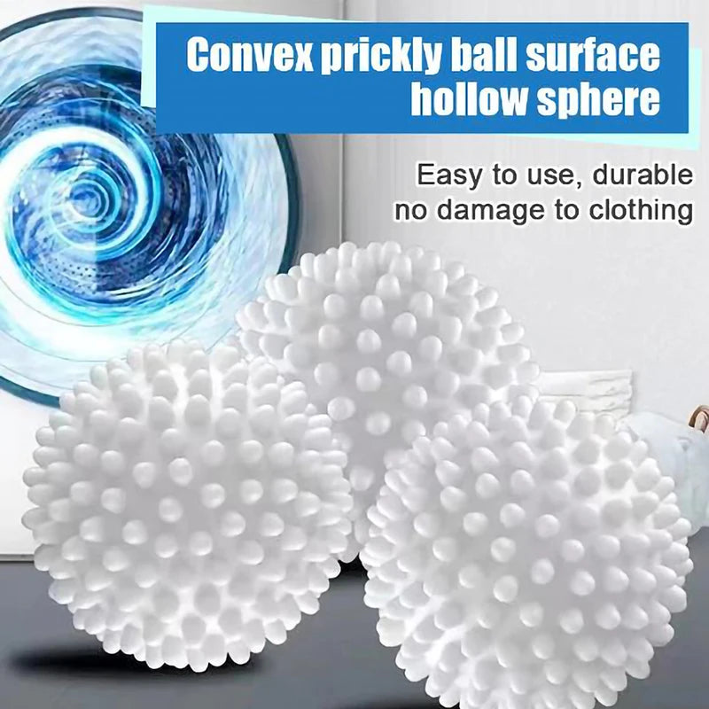 4Pcs PVC Dryer Ball Reusable Laundry Ball Washing Machine Drying