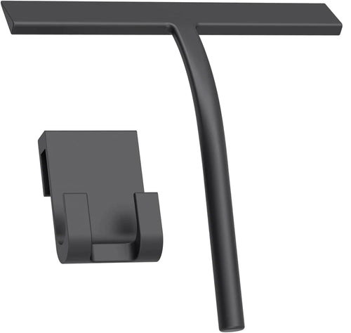 Matte Black Silicone Squeegee Streak Free Cleaning Shower Squeegee for