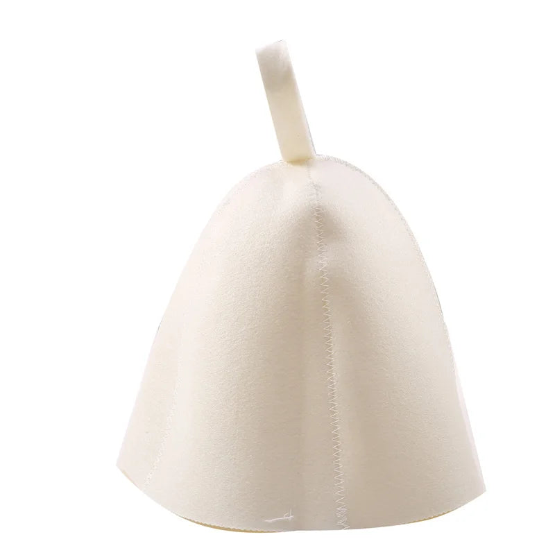 1/2/4PCS Felt Head Protection Bath Anti Heat Free Size Russian Style