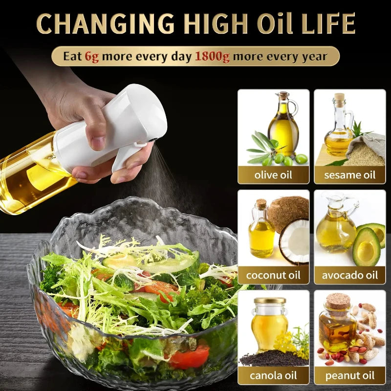 Oil Spray Bottle for Cooking Kitchen Olive Oil Sprayer for Camping BBQ