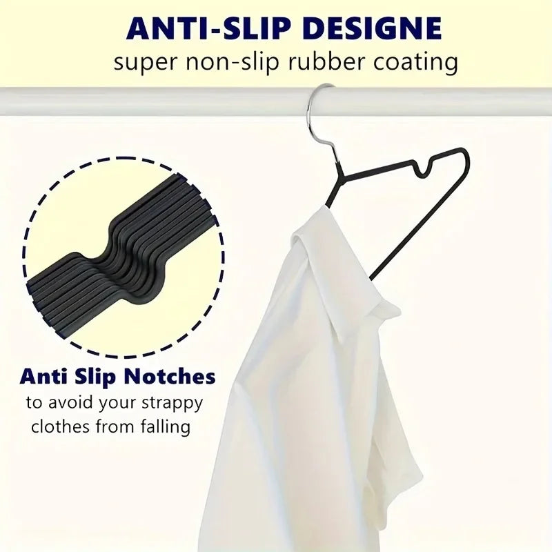 Non Marking Clothes Hangers for Home Use Non Slip Drying Hangers Metal