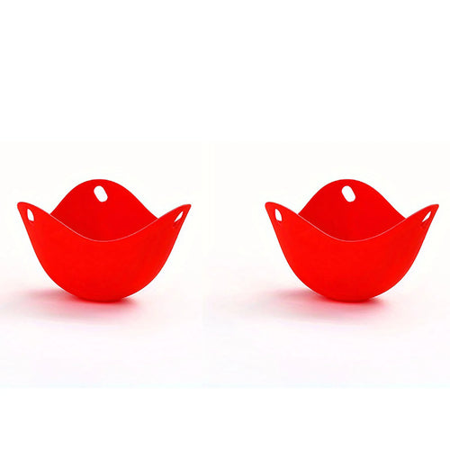Silicone Egg Poacher Cups Egg Boiler Mold Cup for Microwave Air Fryer