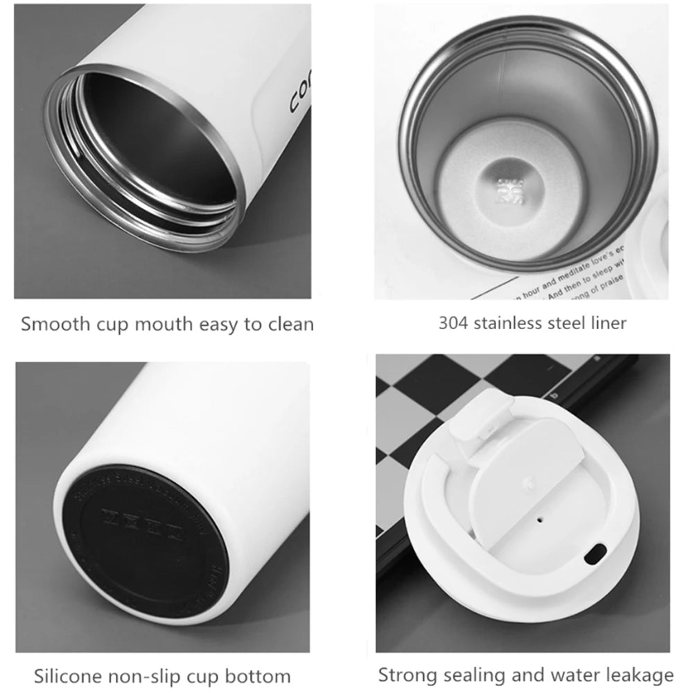 Thermo Cafe Coffee Mug Car Thermos Mug 380/510ML Leak_Proof Travel