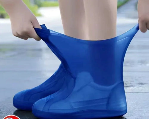1 Pair latex WaterProof Shoe Covers Lip-resistant Rubber Rain Boot