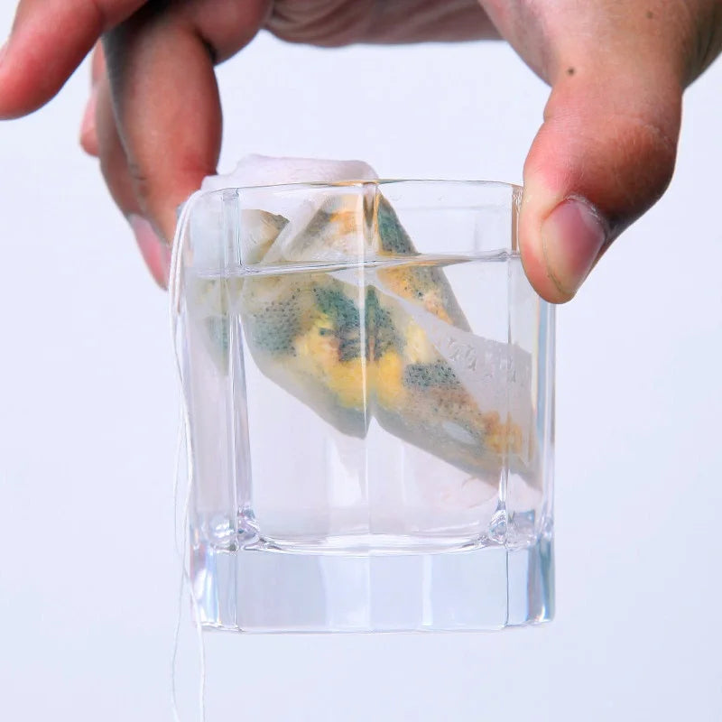 JJYY 100 Pcs Disposable Tea Bags Filter Bags for Tea Infuser with