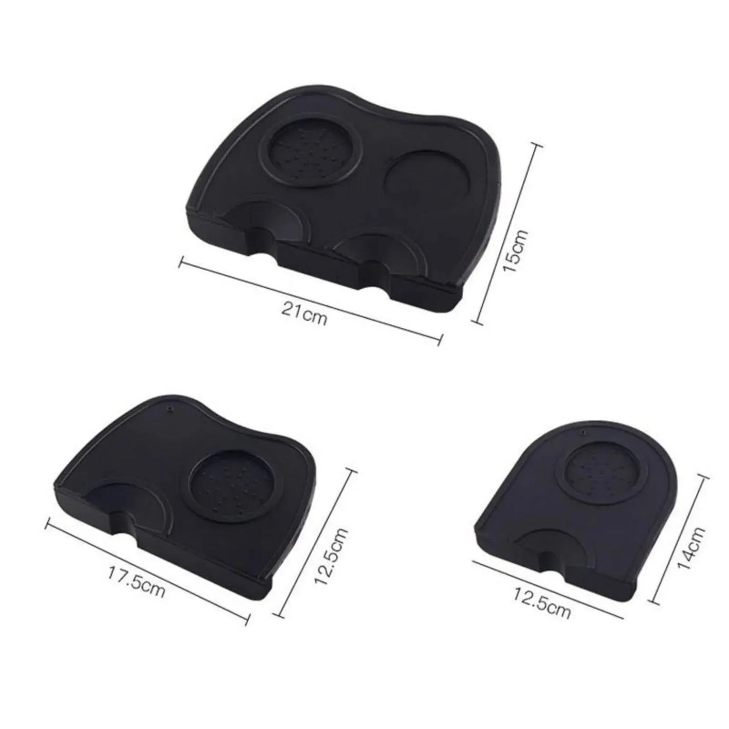 Espresso Coffee Tampers Mat Station Press Tampering Holder Corner Mat