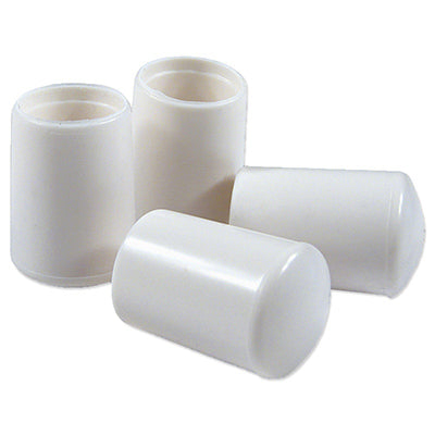 Richelieu America 235896 0.5 in. TruGuard Vinyl Leg Tip, White - P