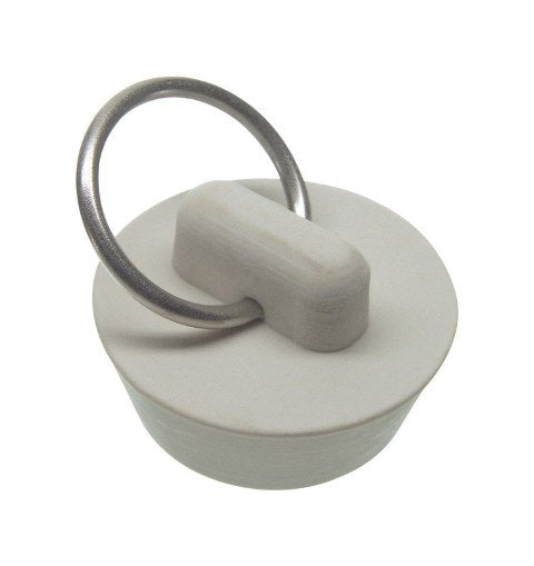 Danco 9D00080223 1 in. Rubber Drain Stopper  White