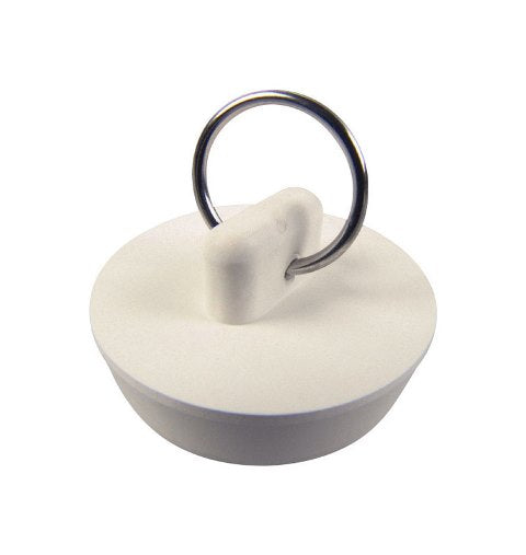 Danco 9D00080226 1.37 in. Rubber Drain Stopper  White