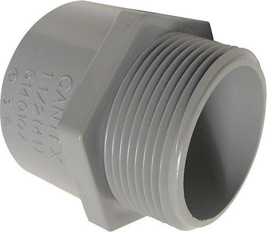 Cantex 5140107C 1.05 in. PVC Male Terminal Adapter