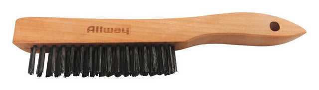 Allway WB416 9.5 x 1.06 in. Wire Scratch Brush with Wood Shoe Handle