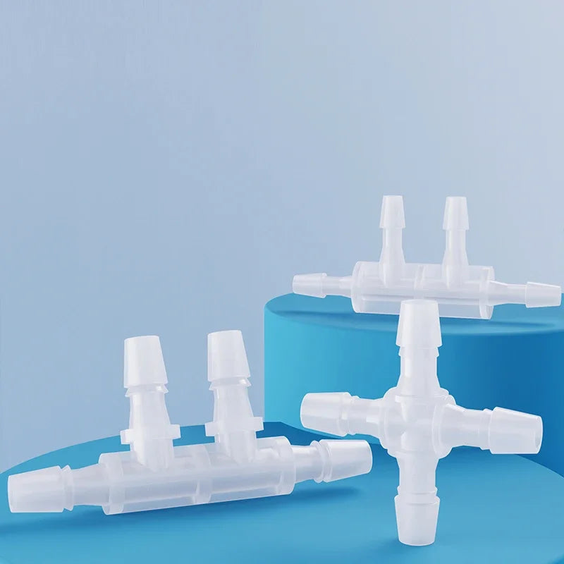 2pcs 4/6/8/10-Ways Air Hose Connector Aquarium Pump Barbed Quick Connect Joint for Garden Irrigation Watering System