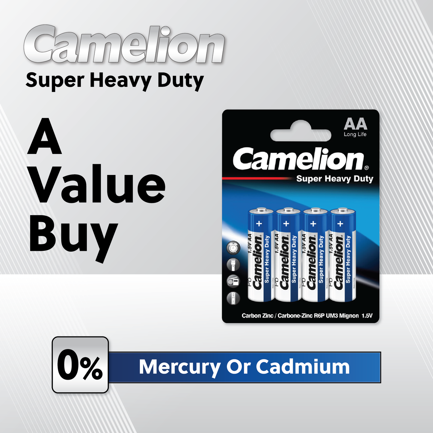 Camelion C Super Heavy Duty 4pk