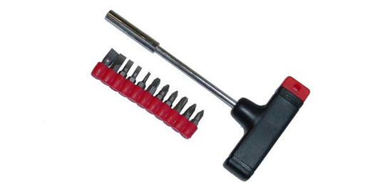 Barjan 0763012 12 PC E-Z GRIP TBAR SCREWDRIVER