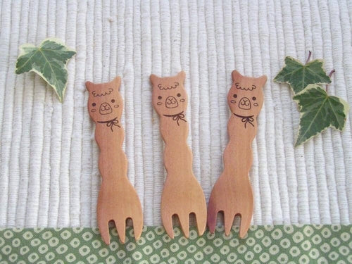 Cute Alpaca Snack Fork