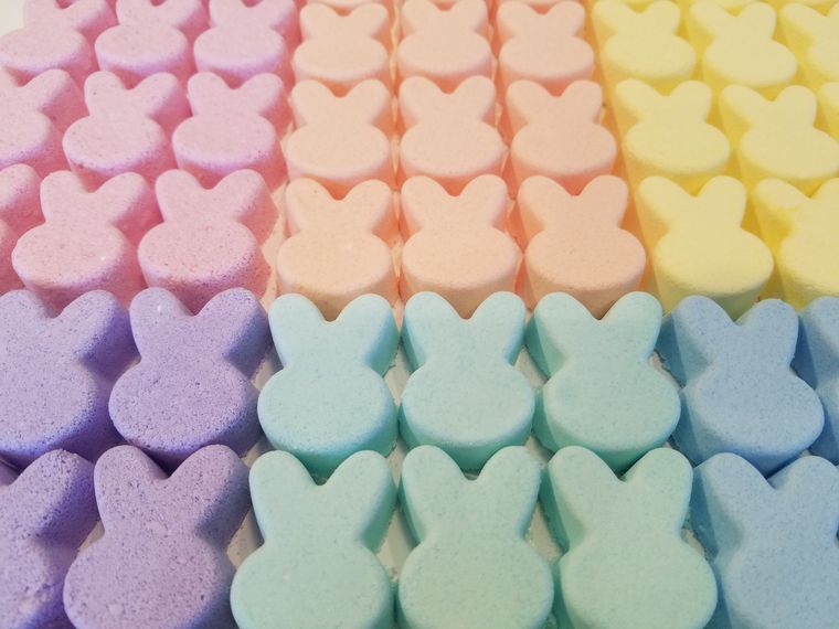 All Natural Bath Bomb Bunnies