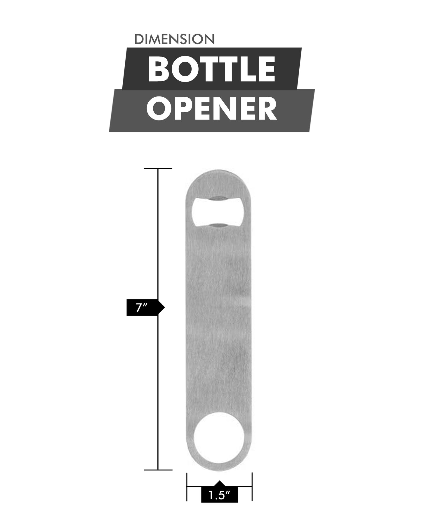 Heavy Duty Flat Bottle Opener