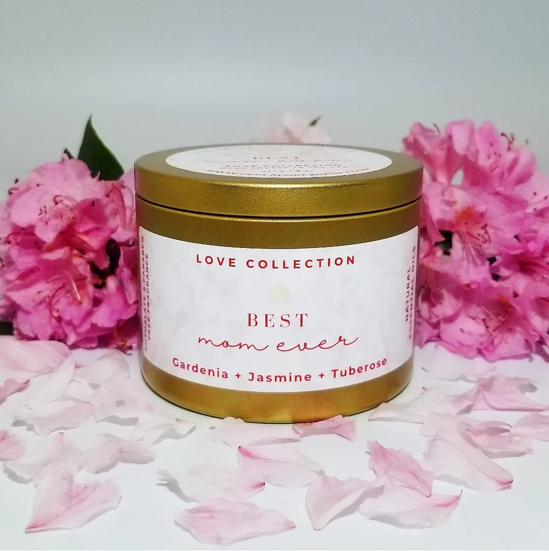 Best Mom Ever Hand Poured All Natural Soy Candle – Spring Collection