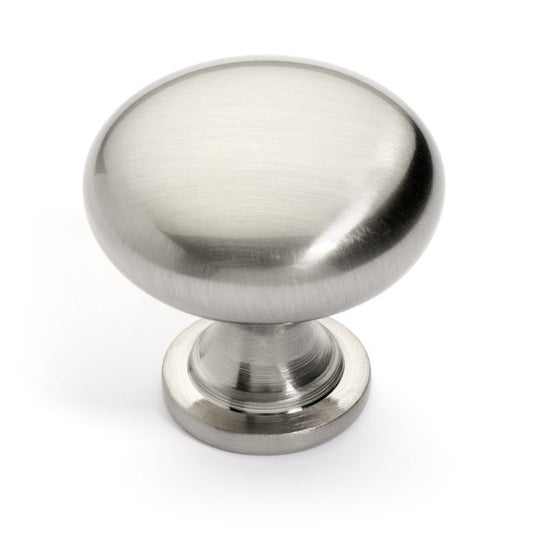 Super Saver Classic Cabinet Knob, Satin Nickel