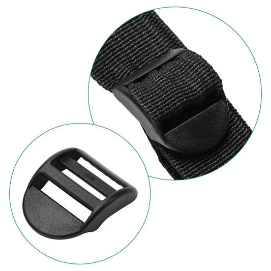Spa Cover Fastener Repair Kit Featuring Male Lock Clips Female Release Buckles Slides Keys and Screws for 1 1.3 Inch Straps