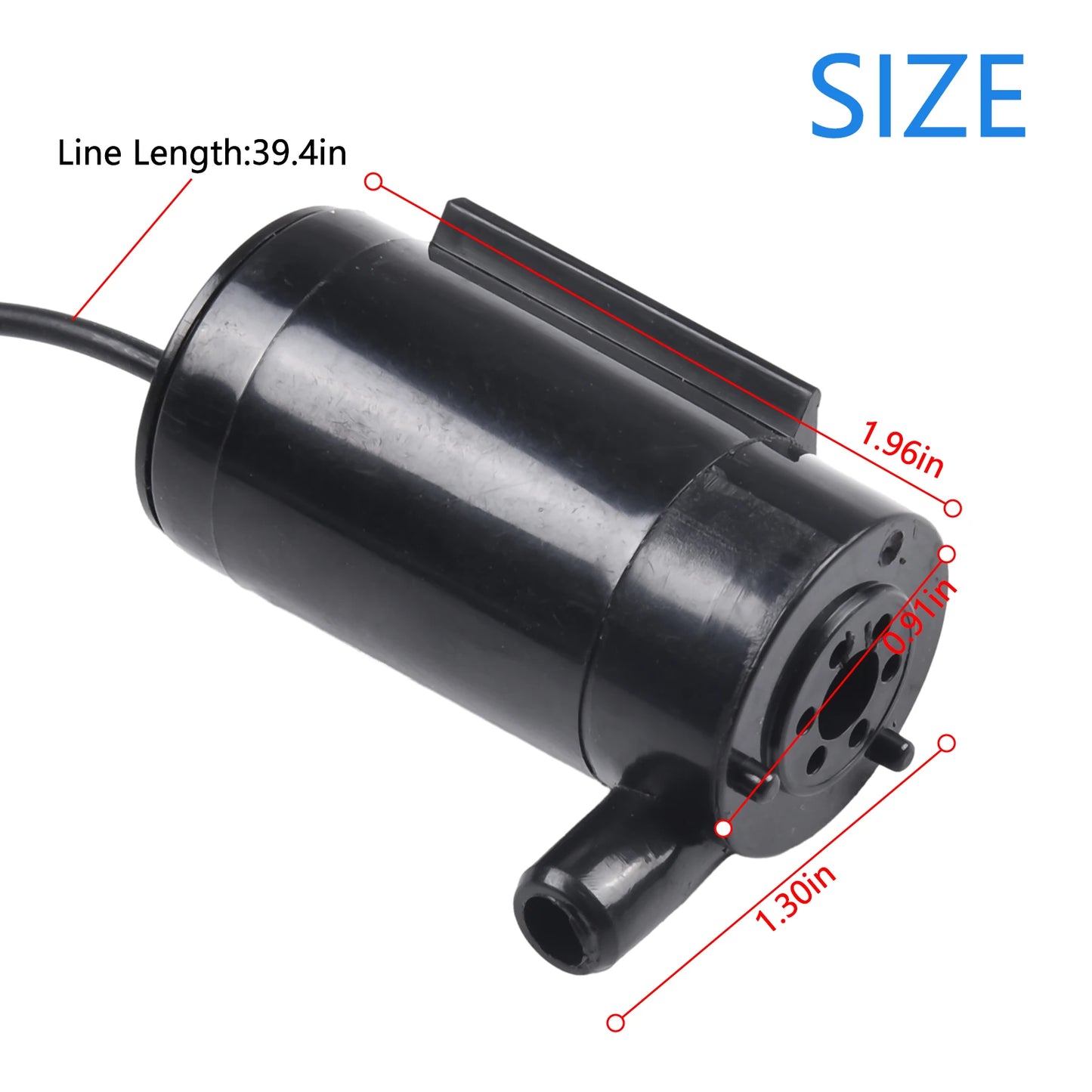 Powerful Brushless Water Pump for Cooling System Fountains Copper Resin Sealing Suitable for Various Scenarios