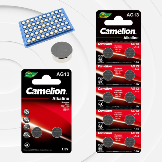 Camelion AG13 / G13 / LR44 / A76 / SR44W / GP76A / 357 1.5V Alkaline