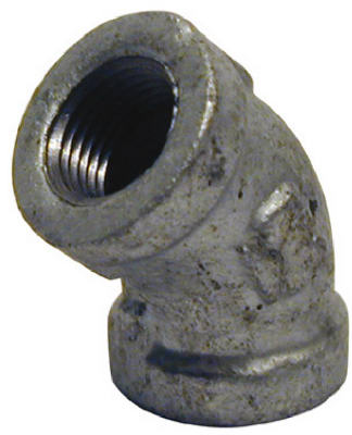 Pannext Fittings G-L4507 0.75 in. Galvanized 45 Degree Elbow