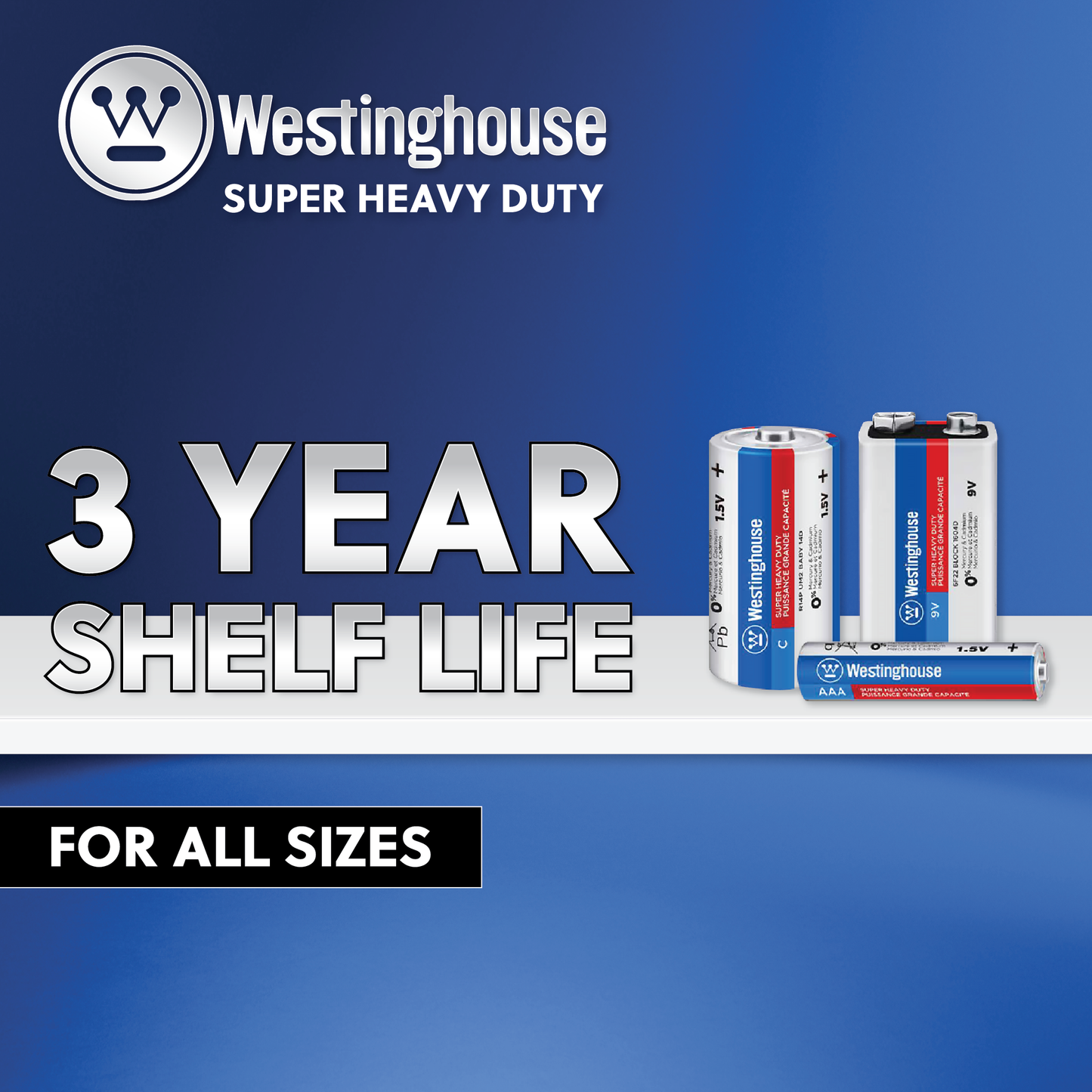 Westinghouse AA Super Heavy Duty 4pk